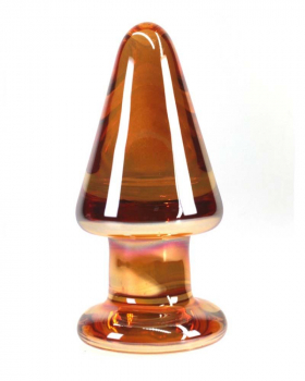 Glas Po-Stöpsel in Gold-Design